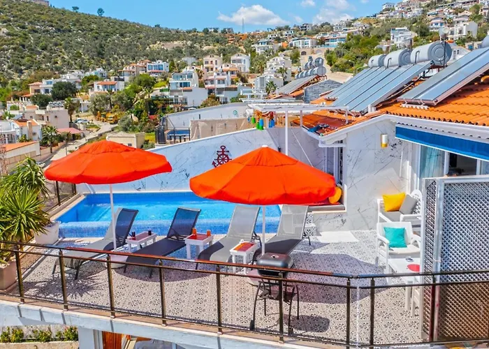 3 Bedroom - Seaview And Private Pool Apartman Kalkan