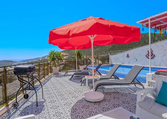 3 Bedroom - Seaview And Private Pool Apartman Kalkan